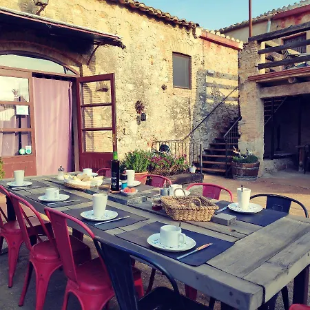 Mas Del Llop Blanc - Dog Friendly Rural - Bed & Breakfast Sobrestany